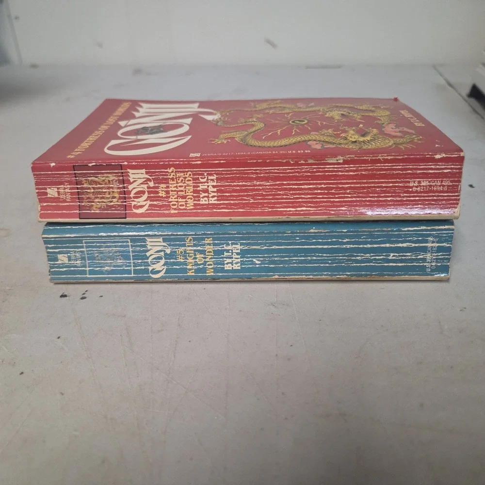 Gonji Books Lot T C Rypel Vol 4 & 5 Fortress Of Lost Worlds Knights Of Wonder